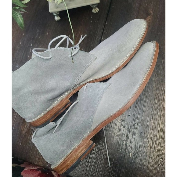 SHIPLEY & HALMOS Gray Suede Max Chukka Boots 9 main image 6
